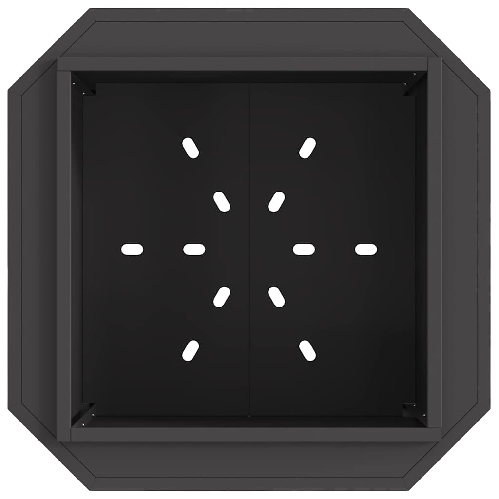 Focolare Senza Fumi Nero 58 x 58 x 51 cm