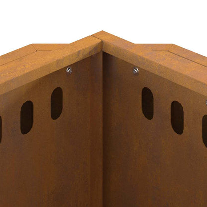 Focolare Senza Fumi Marrone 38 x 38 x 51 cm Acciaio