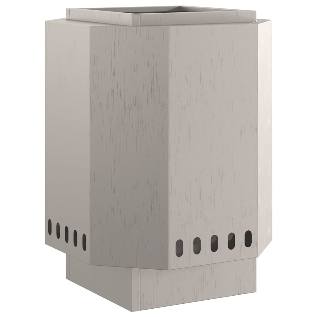 Focolare Senza Fumi Marrone 38 x 38 x 51 cm Acciaio