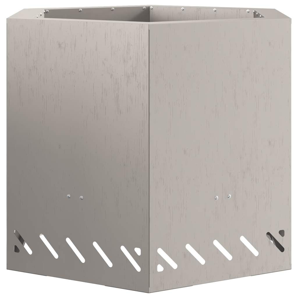 Focolare Senza Fumi Marrone 58 x 58 x 51 cm Acciaio