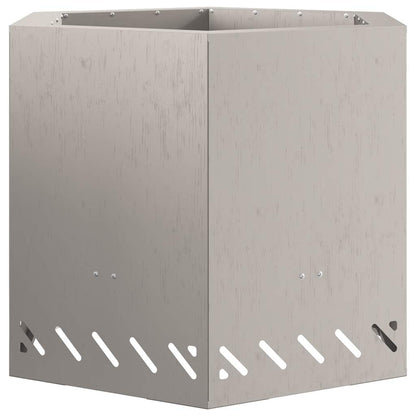 Focolare Senza Fumi Marrone 58 x 58 x 51 cm Acciaio