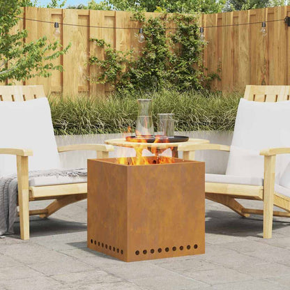 Focolare Senza Fumi Marrone 48 x 48 x 50 cm Acciaio