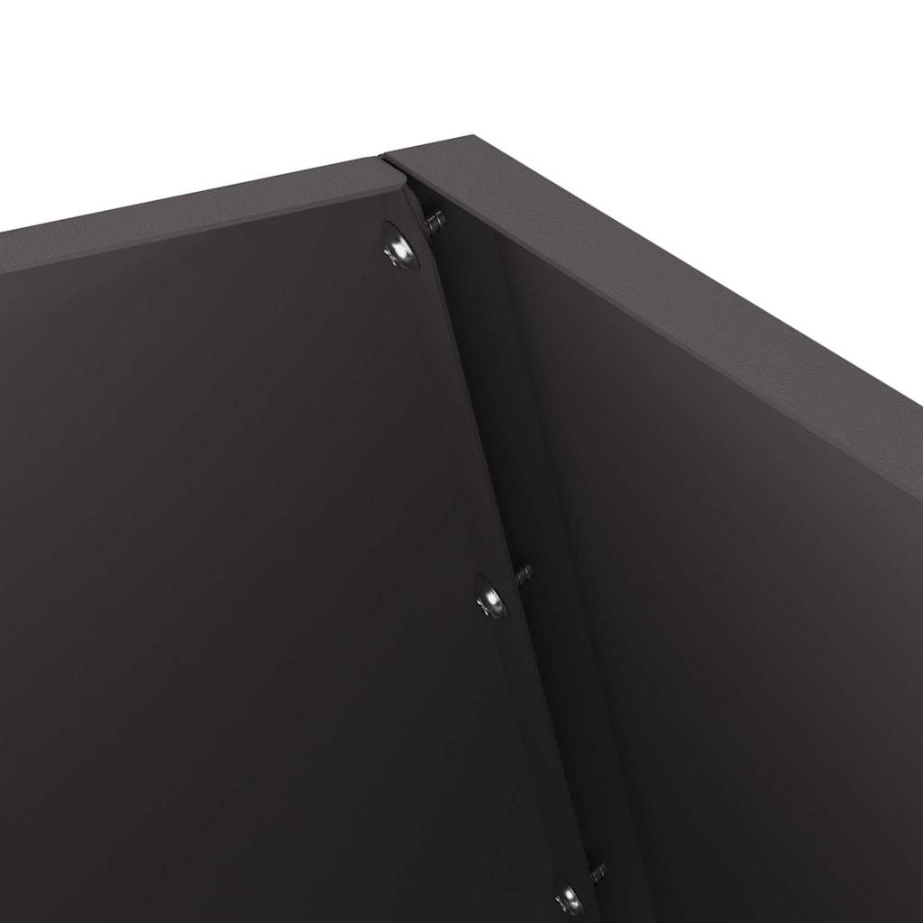 Focolare Nero 50 x 50 x 100 cm Acciaio