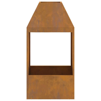 Focolare Marrone 50 x 50 x 100 cm Acciaio