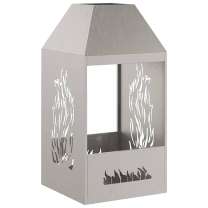 Focolare Marrone 50 x 50 x 100 cm Acciaio