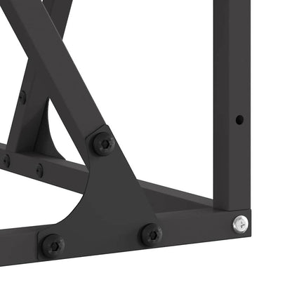 Focolare Nero 80 x 80 x 40 cm Acciaio