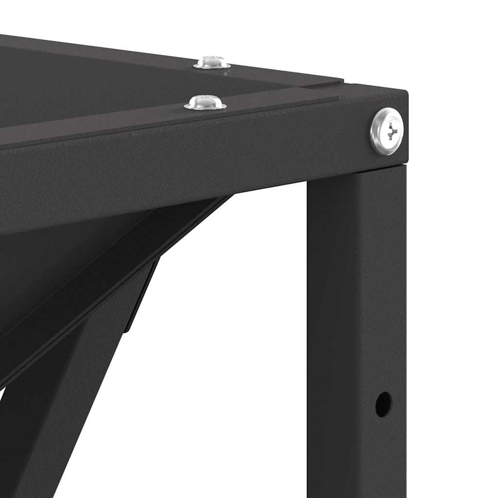 Focolare Nero 80 x 80 x 40 cm Acciaio