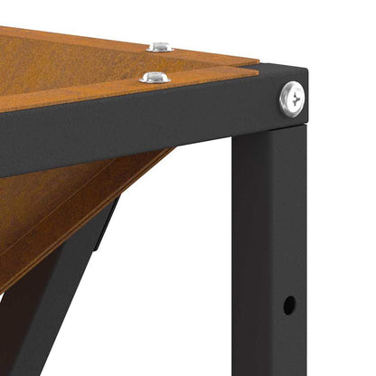 Focolare Marrone 80 x 80 x 40 cm Acciaio