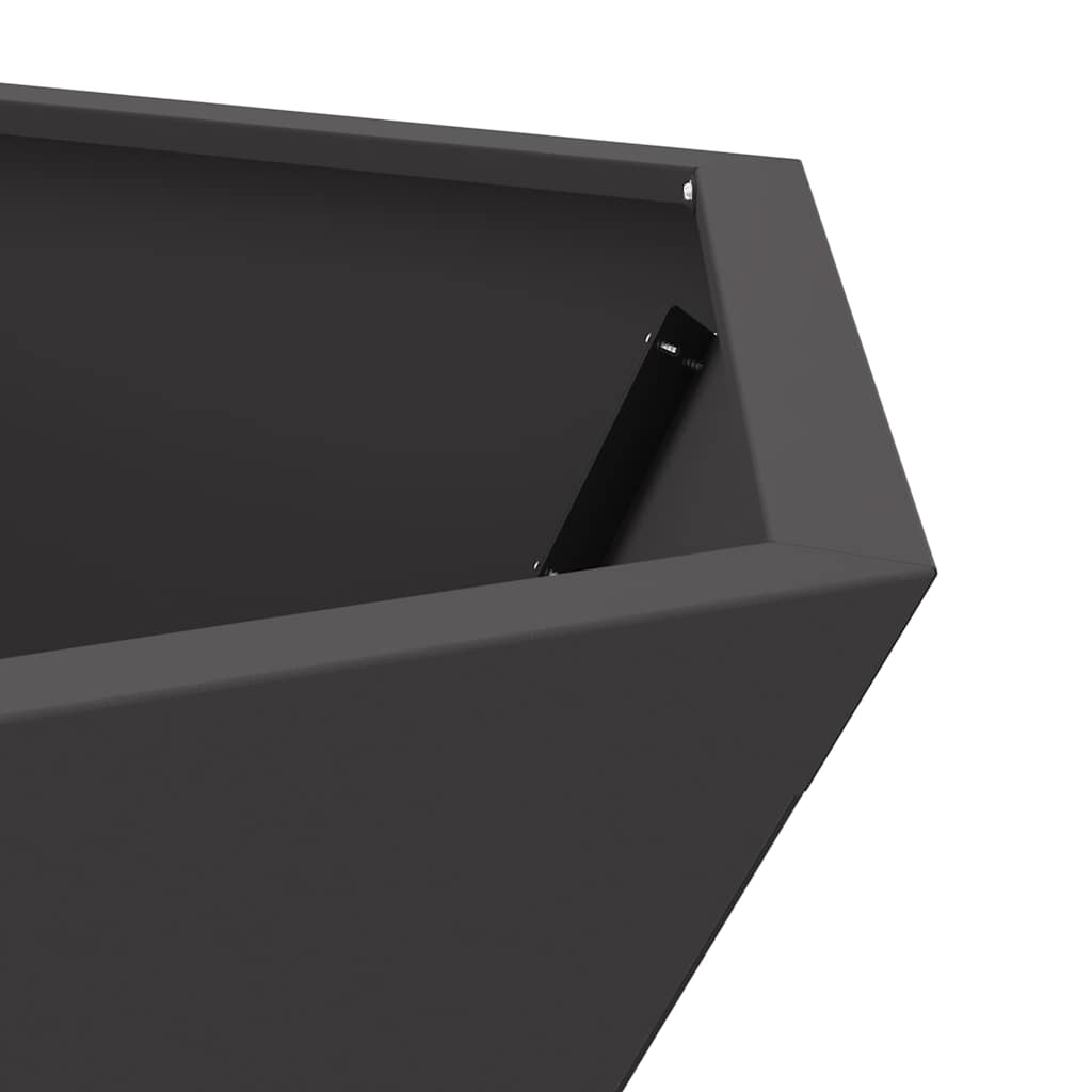 Focolare Nero 75 x 75 x 28 cm Acciaio