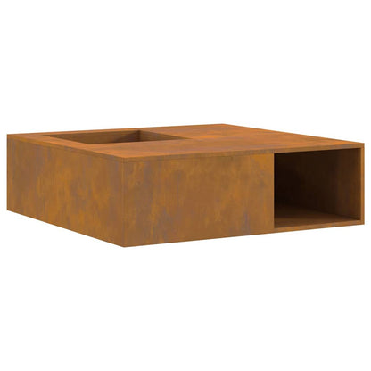 Focolare Marrone 100 x 100 x 30 cm acciaio corten