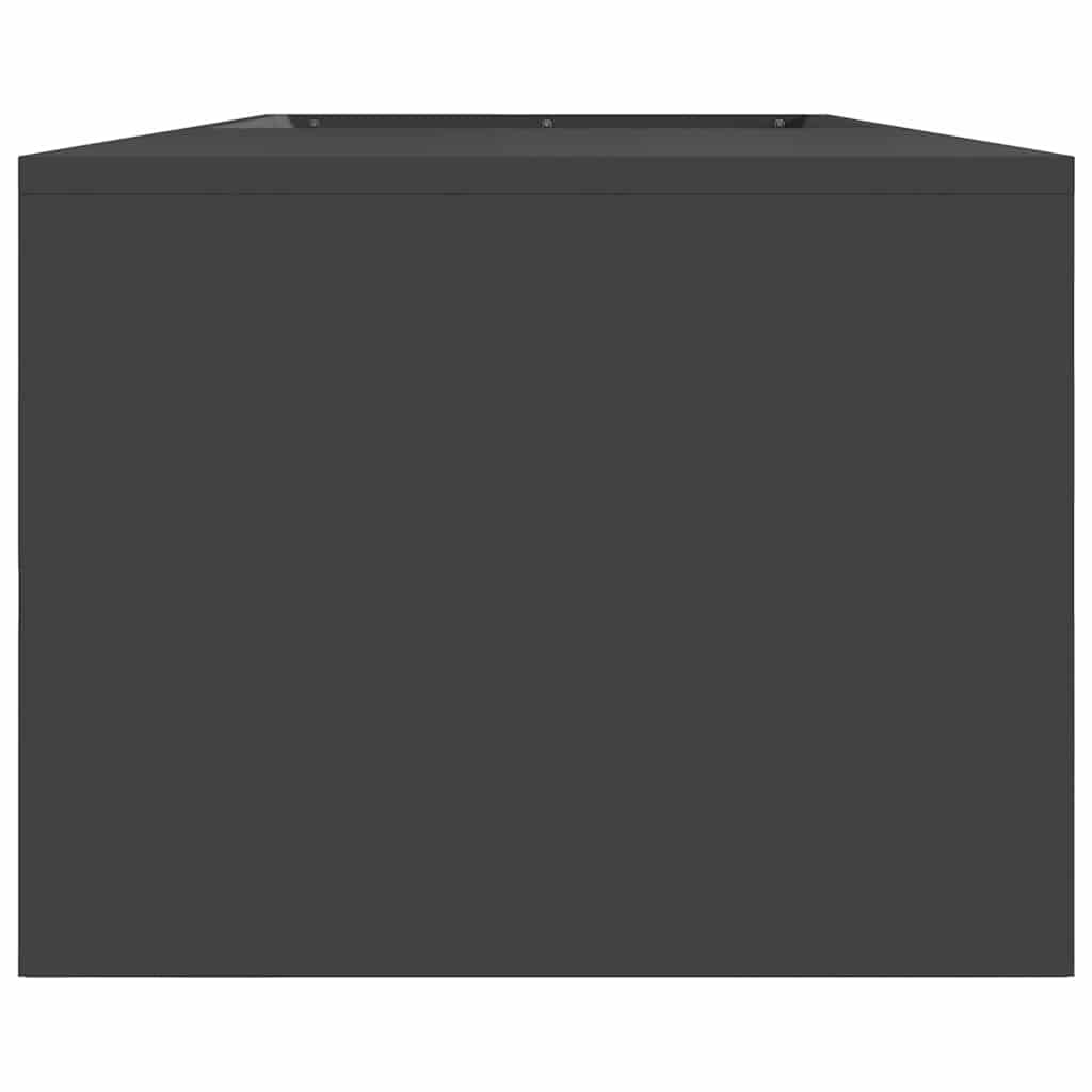 Focolare Nero 160 x 45 x 35 cm Acciaio