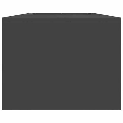 Focolare Nero 160 x 45 x 35 cm Acciaio