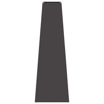 Focolare Nero 50 x 35 x 100 cm Acciaio