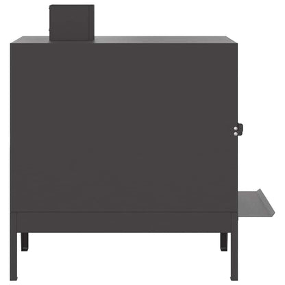 Stufa da campeggio con sfiato dell'aria Nero 35 x 50 x 60 cm