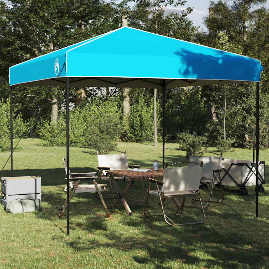 Tenda Gazebo Blu 243 x 243 x 251 cm Tessuto | homemem39