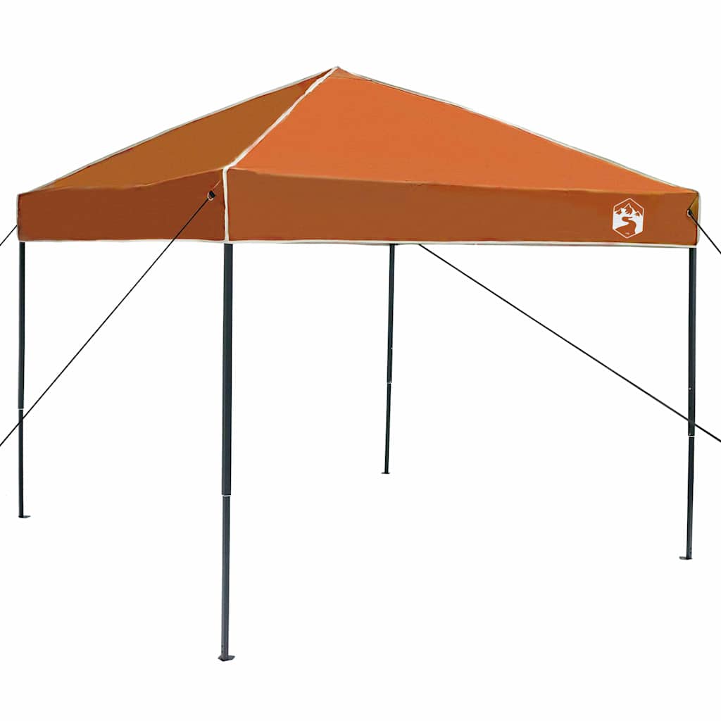 Tenda Gazebo Arancione 243 x 243 x 251 cm Tessuto | homemem39