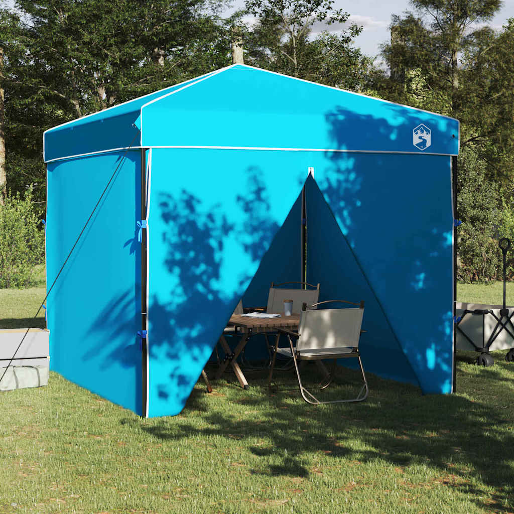 Tenda Gazebo Blu 243 x 243 x 251 cm Tessuto | homemem39