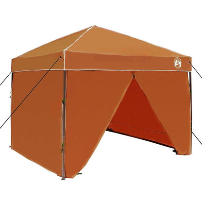 Tenda Gazebo Arancione 243 x 243 x 251 cm Tessuto | homemem39