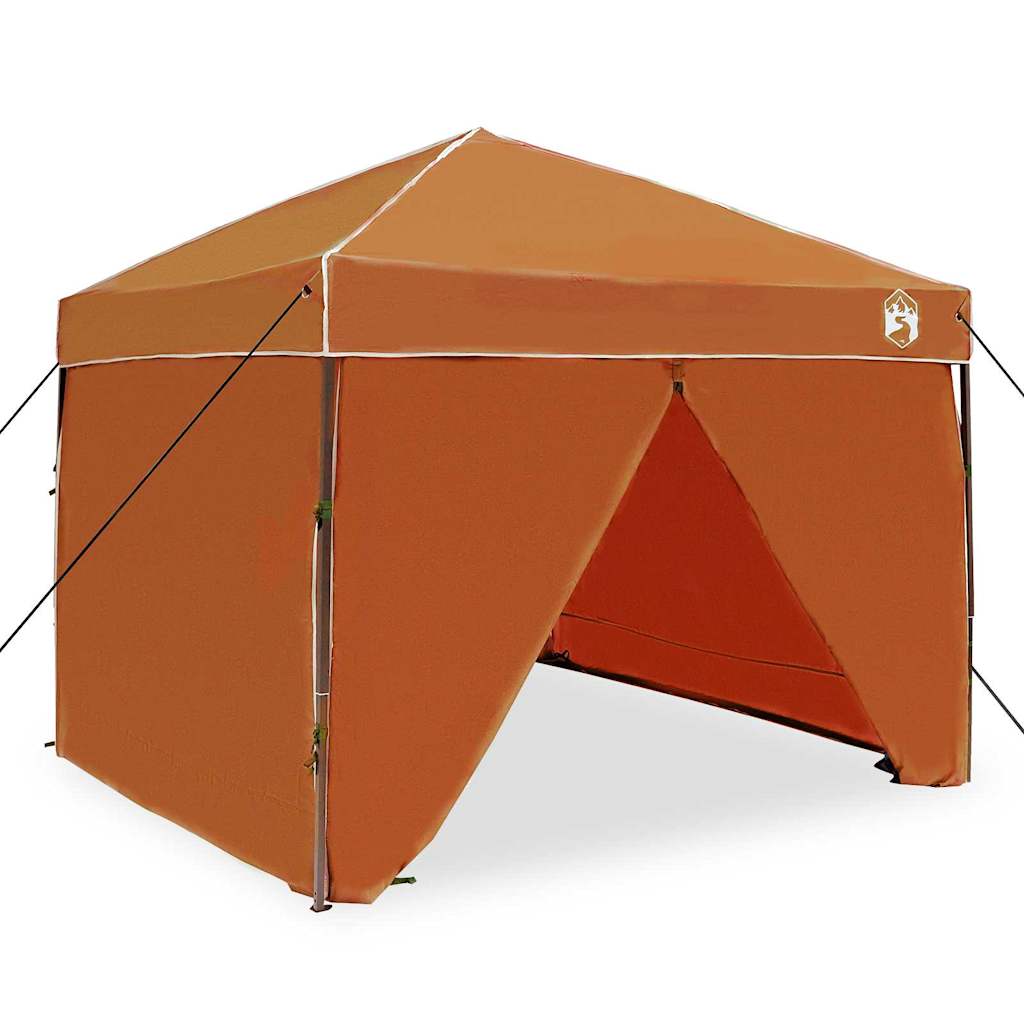 Tenda Gazebo Arancione 243 x 243 x 251 cm Tessuto | homemem39