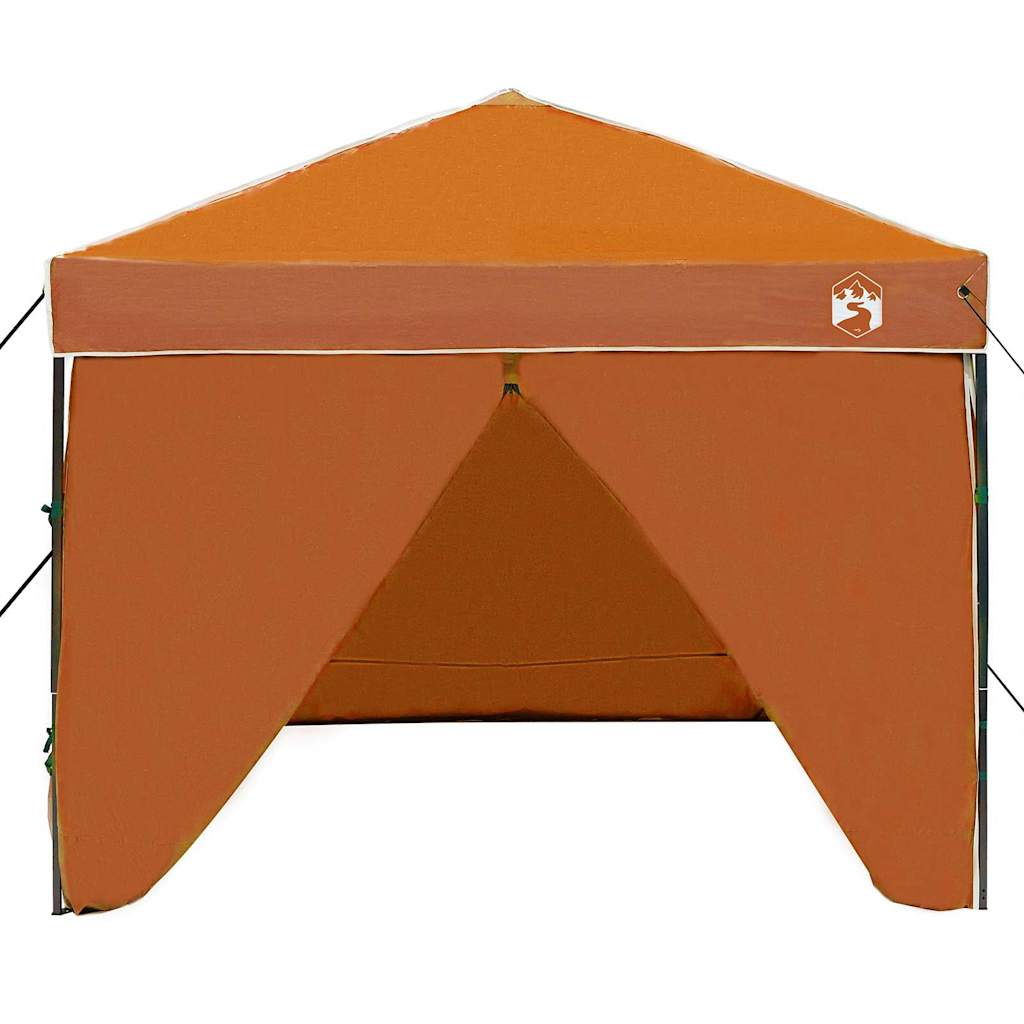 Tenda Gazebo Arancione 243 x 243 x 251 cm Tessuto | homemem39