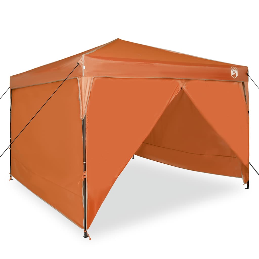 Tenda Gazebo Arancione 290 x 290 x 251 cm Tessuto | homemem39