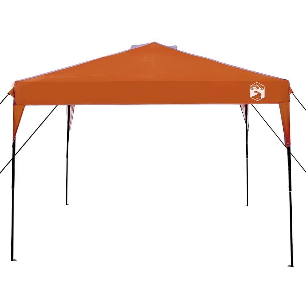 Tenda Gazebo Arancione 290 x 290 x 251 cm Tessuto | homemem39