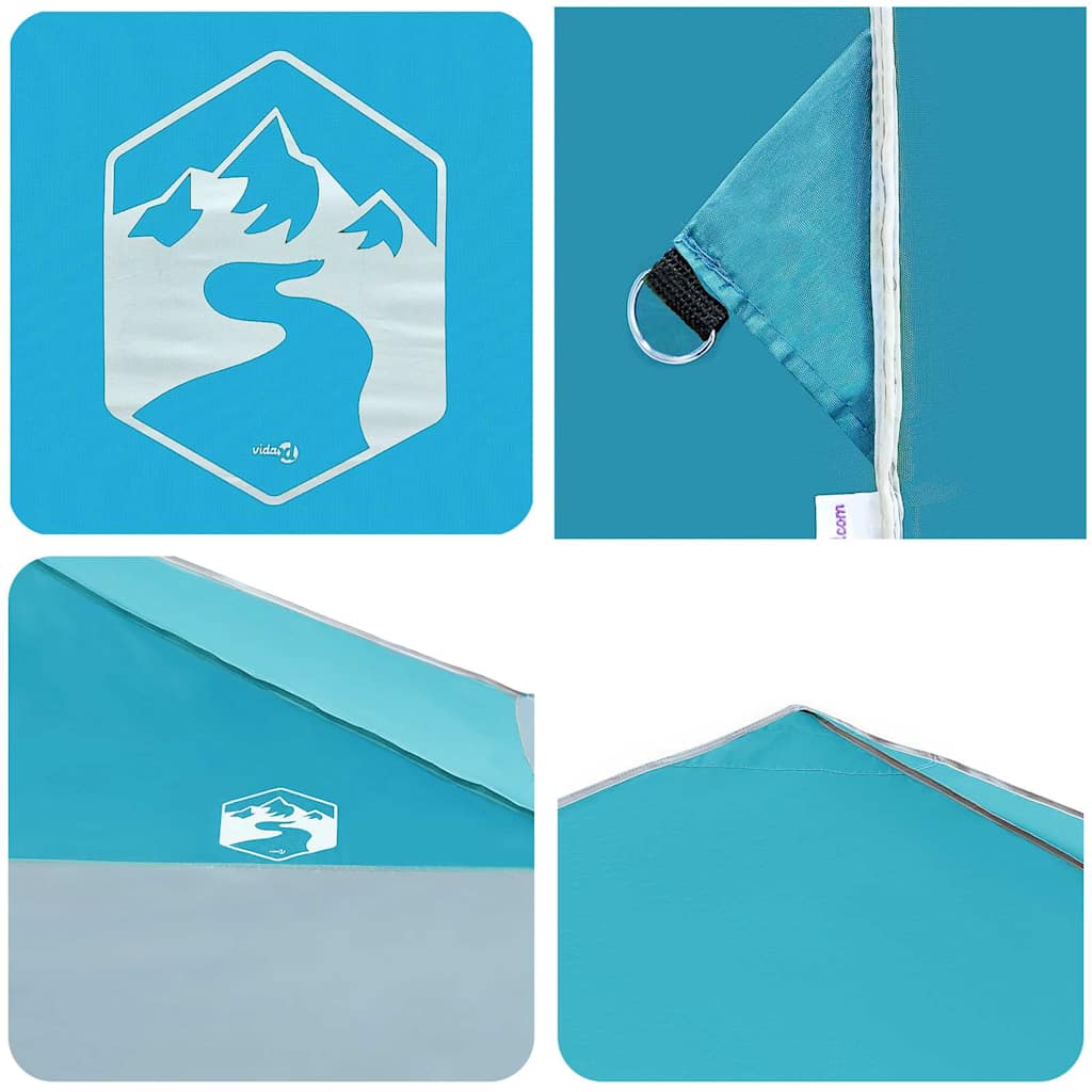 Tenda Gazebo Blu 395 x 395 x 251 cm Tessuto | homemem39