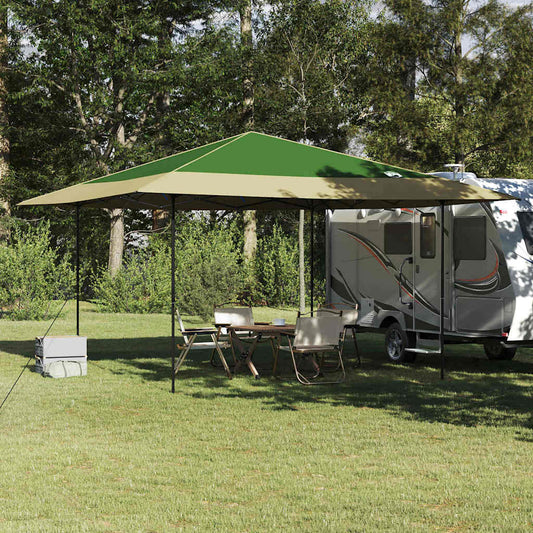 Tenda Gazebo Verde 395 x 395 x 251 cm Tessuto | homemem39