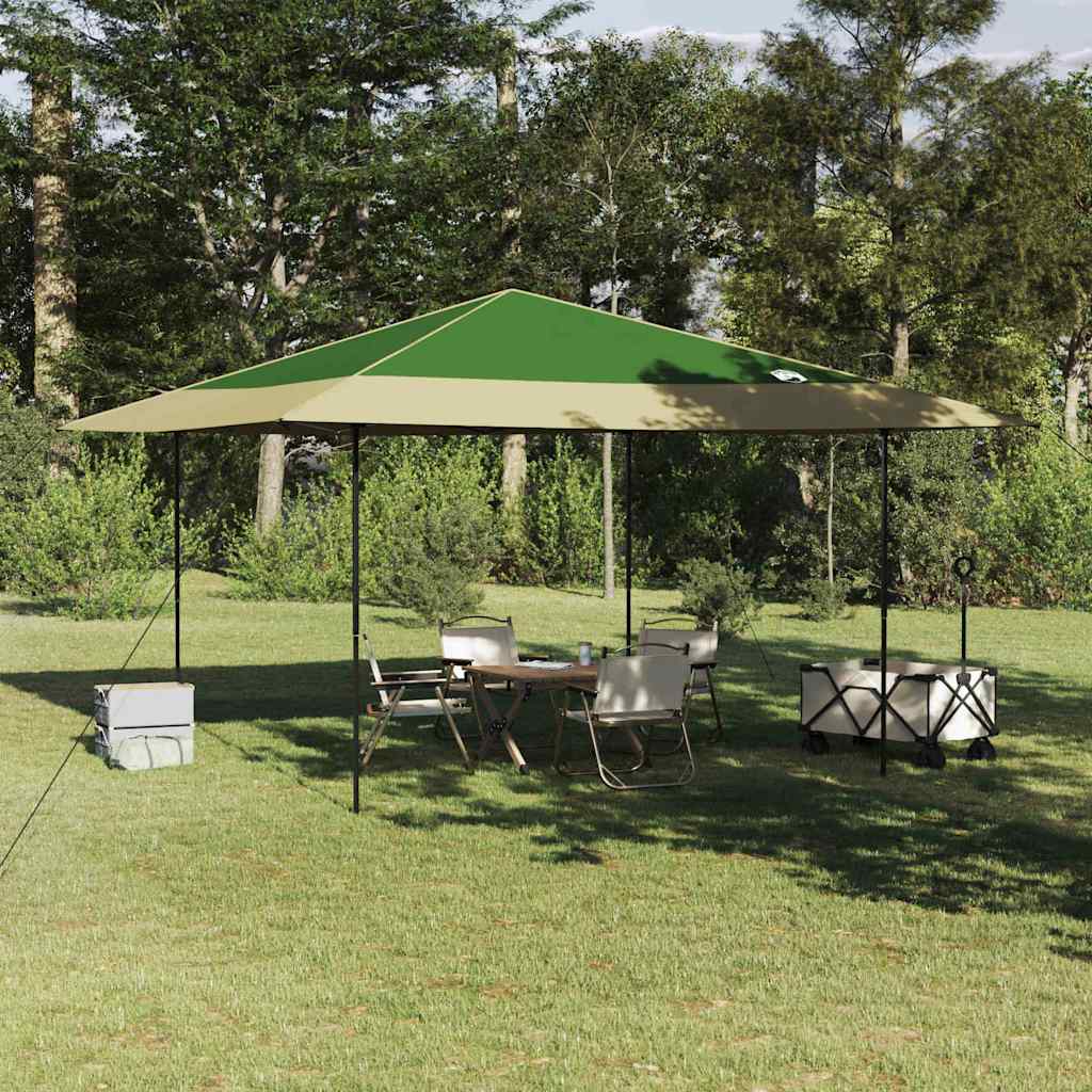 Tenda Gazebo Verde 395 x 395 x 251 cm Tessuto | homemem39