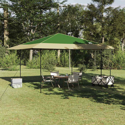 Tenda Gazebo Verde 395 x 395 x 251 cm Tessuto | homemem39