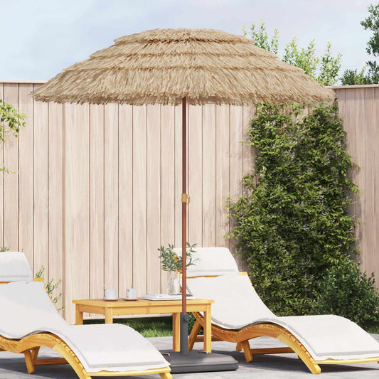 Ombrellone da Spiaggia Naturale 160 x 160 x 196 cm