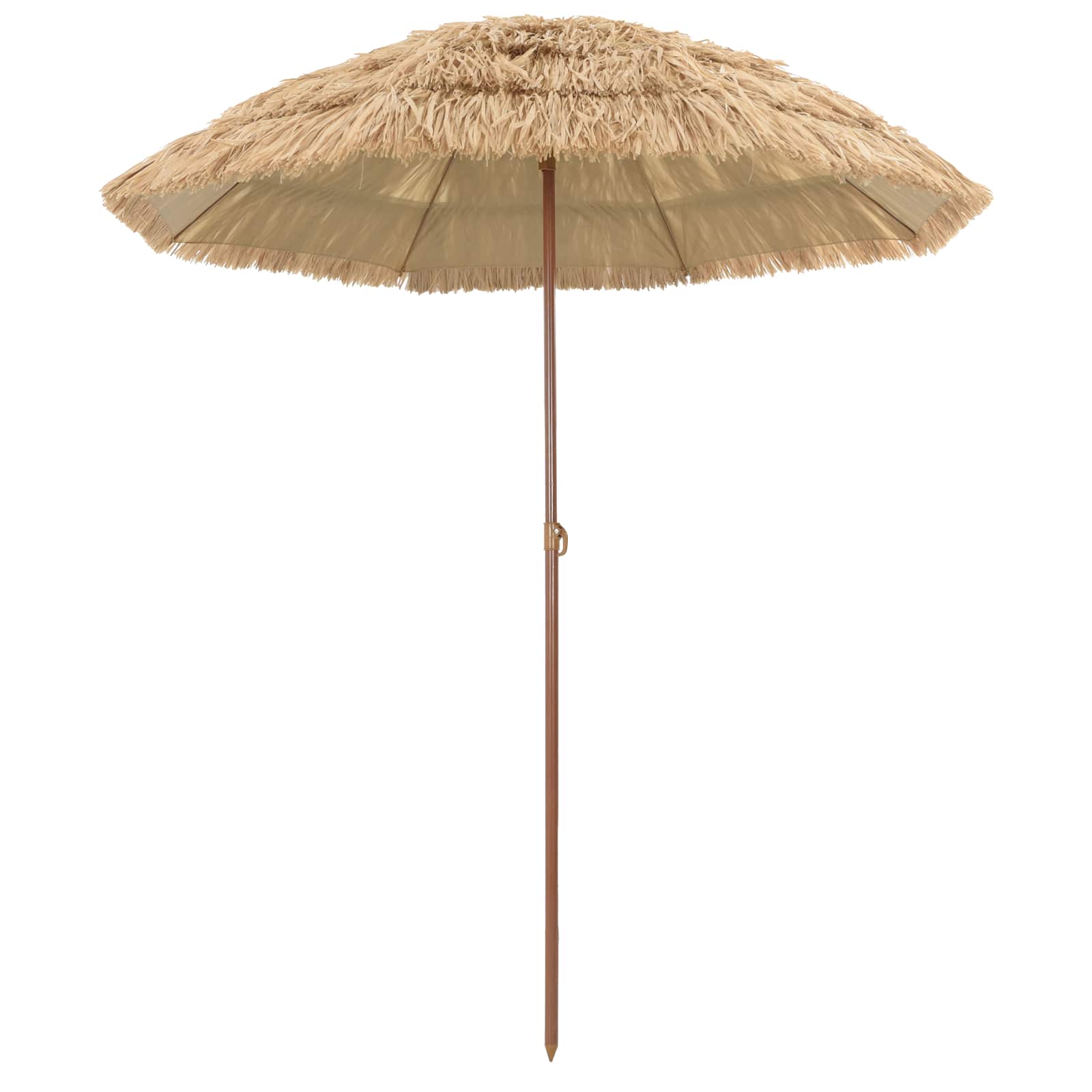 Ombrellone da Spiaggia Naturale 160 x 160 x 196 cm | homemem39