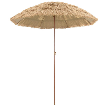Ombrellone da Spiaggia Naturale 160 x 160 x 196 cm | homemem39