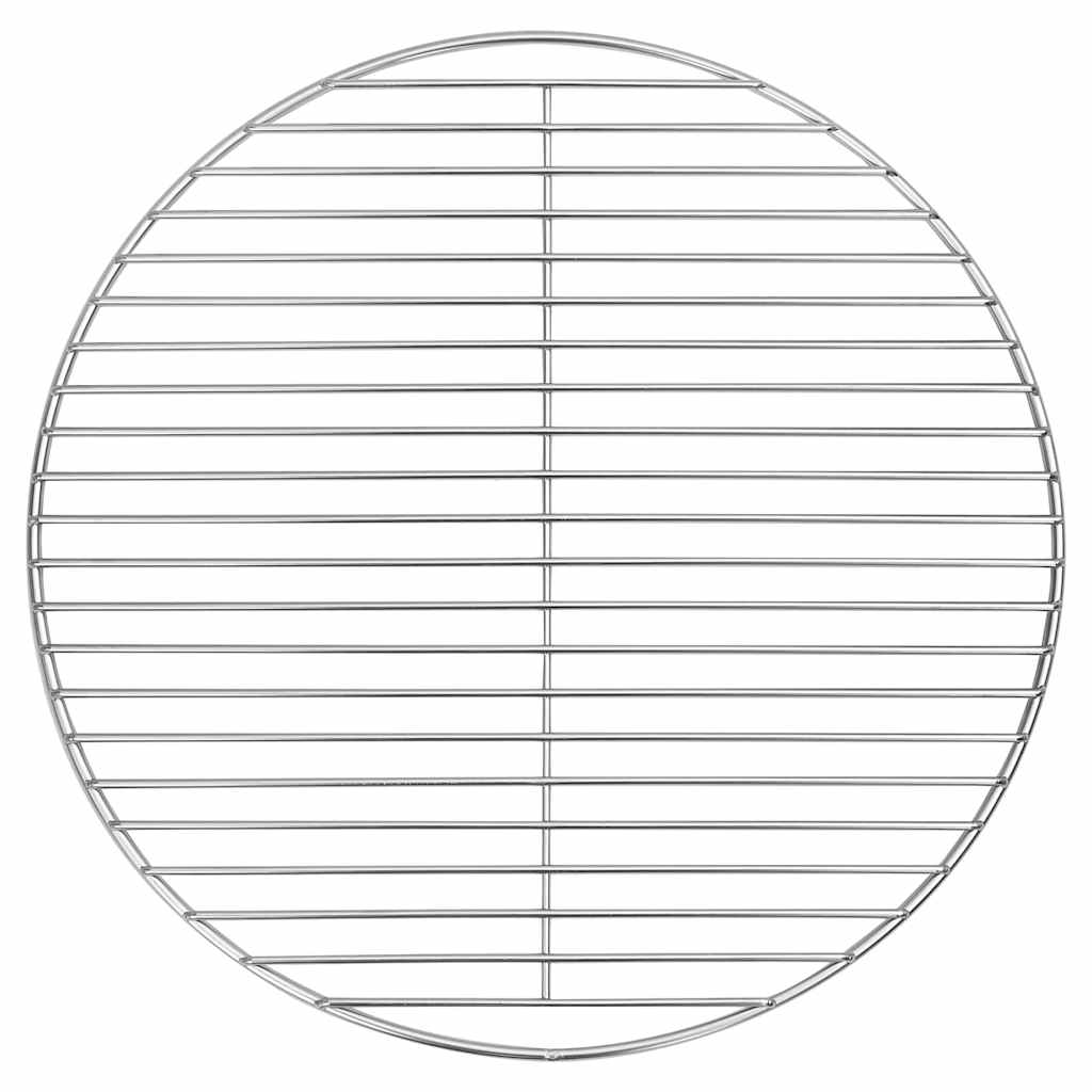Griglia per barbecue Argento 43 x 43 cm Acciaio inossidabile