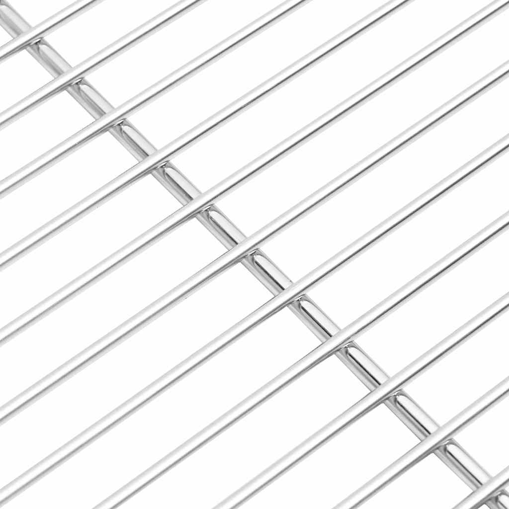 Griglia Argento 67 x 40 cm Acciaio inossidabile