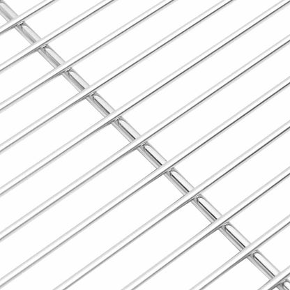 Griglia Argento 67 x 40 cm Acciaio inossidabile
