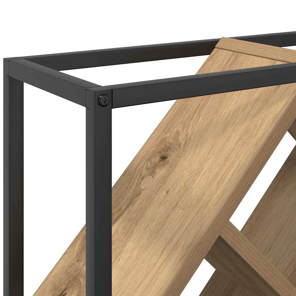 Portabottiglie rovere artigianale 51 x 18 x 52,5 cm