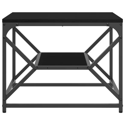 Tavolino da salotto Rovere nero 51 x 50 x 40 cm