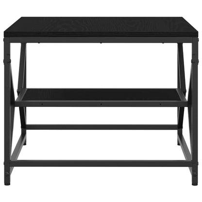 Tavolino da salotto Rovere nero 51 x 50 x 40 cm