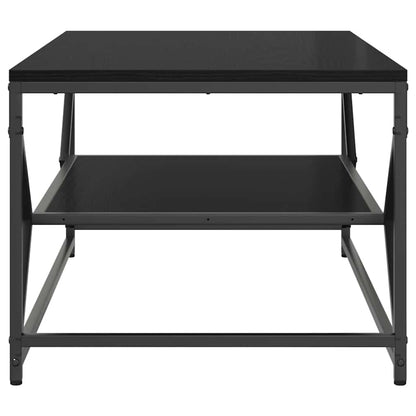 Tavolino da salotto Rovere Nero 90 x 50 x 40 cm