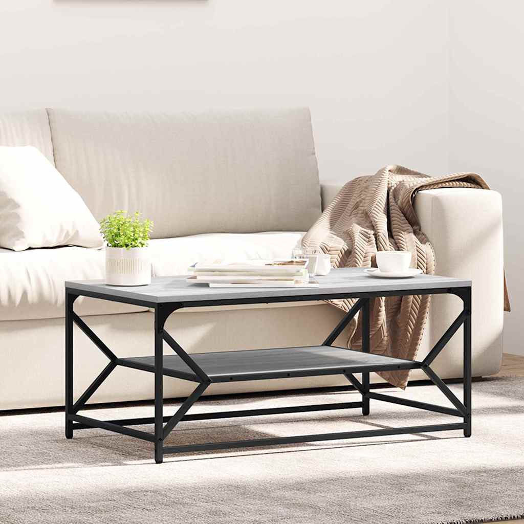 Tavolino da salotto Grigio Sonoma 90 x 50 x 40 cm | homemem39