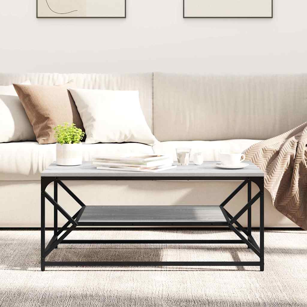 Tavolino da salotto Grigio Sonoma 90 x 50 x 40 cm | homemem39