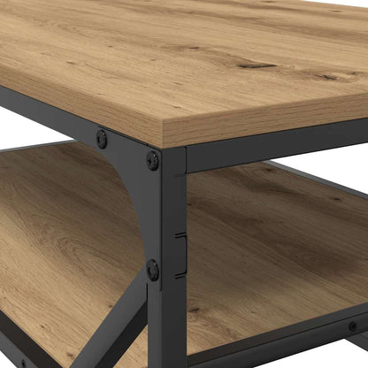 Tavolino da salotto Rovere artigianale 90 x 50 x 40 cm