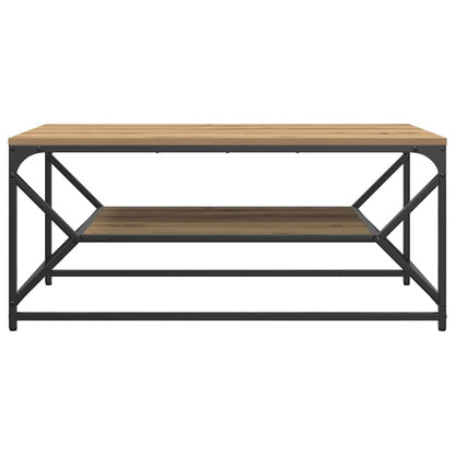 Tavolino da salotto Rovere artigianale 90 x 50 x 40 cm