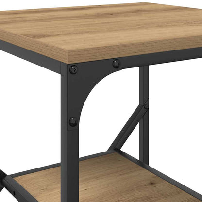 Tavolo laterale rovere artigianale 41 x 40 x 60 cm