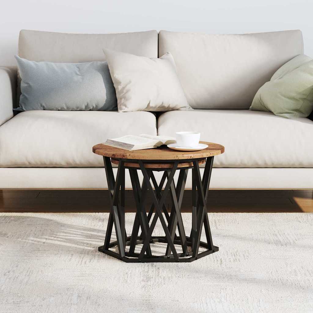 Tavolo laterale 2 pcs Legno di recupero 50 x 50 x 40 cm