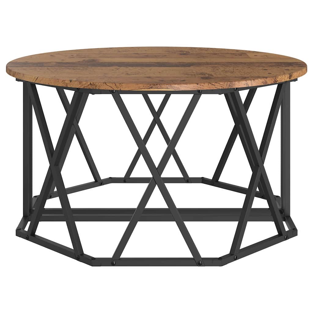 Tavolino da salotto Legno vecchio 80 x 80 x 42 cm