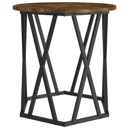 Tavolino da salotto 2 pcs Rovere fumo 50 x 50 x 50 cm