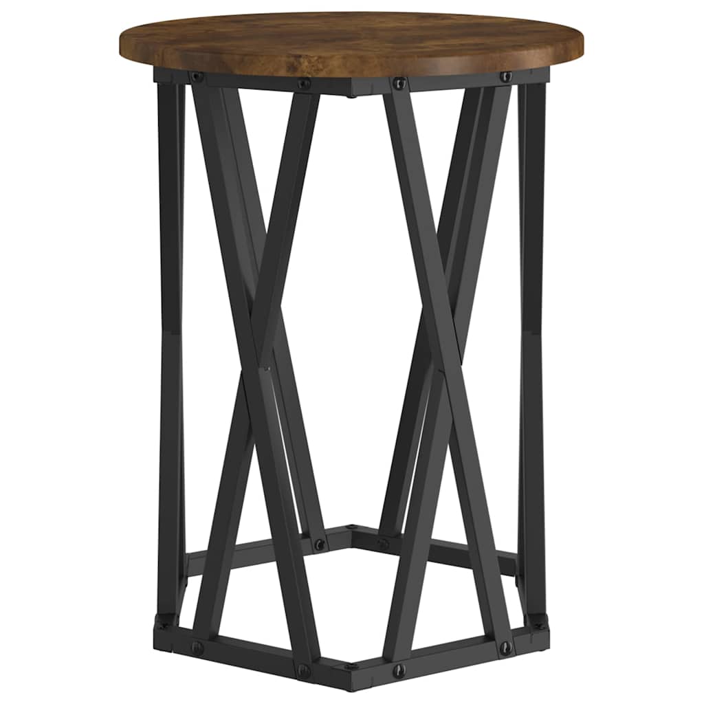 Tavolino da salotto 2 pcs Rovere fumo 50 x 50 x 50 cm