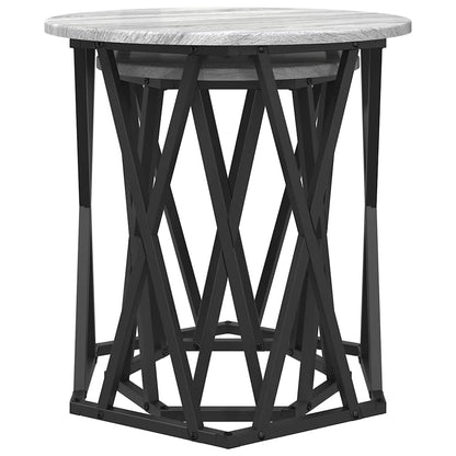 Tavolino da salotto 2 pcs Grigio sonoma 50 x 50 x 50 cm